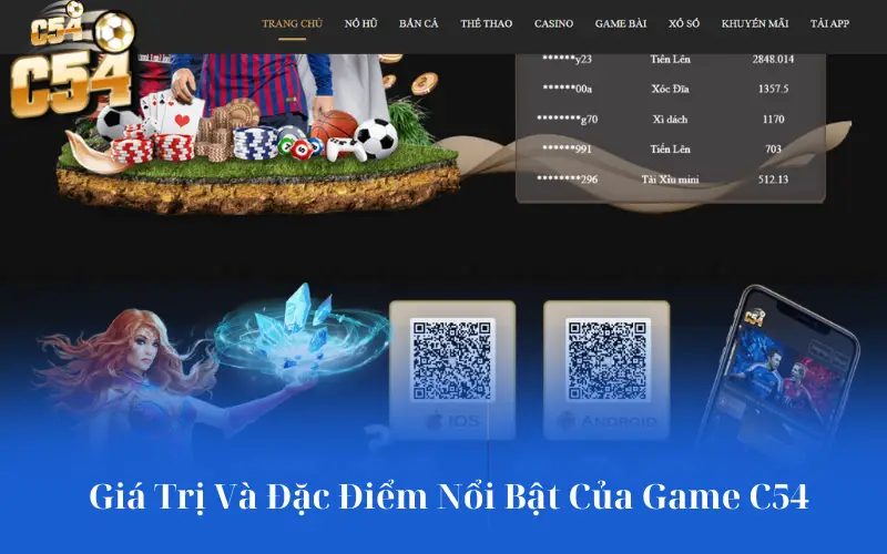 Giá Trị Và Đặc Điểm Nổi Bật Của Game C54