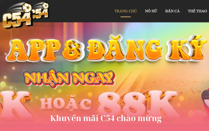 Khuyến mãi C54 chào mừng 