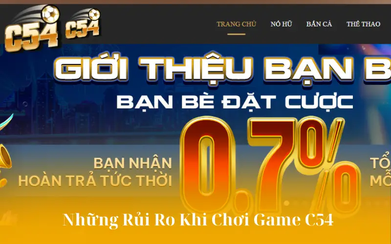 Những Rủi Ro Khi Chơi Game C54